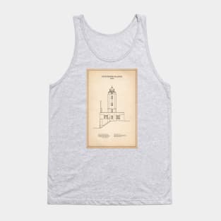 Five Fingers Island Lighthouse - Alaska - SD Tank Top